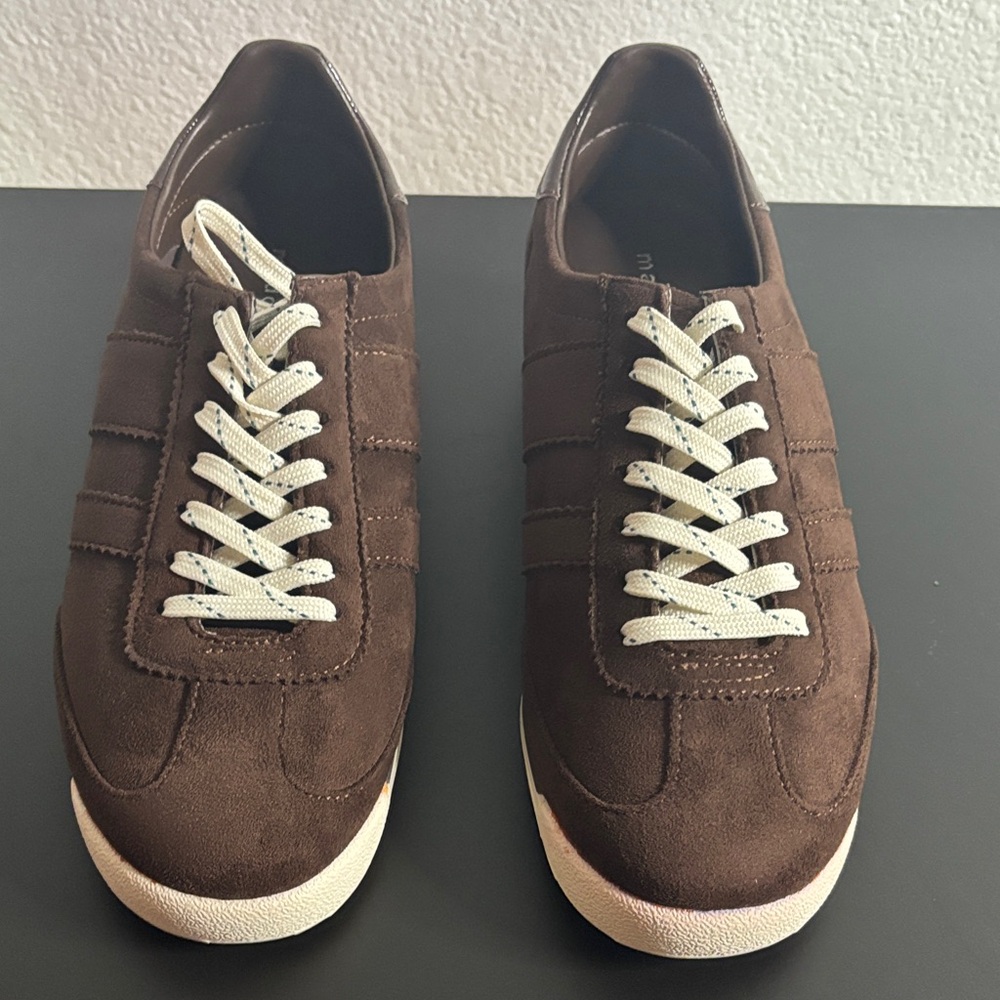 Madden Girl Chocolate Suede Sneakers